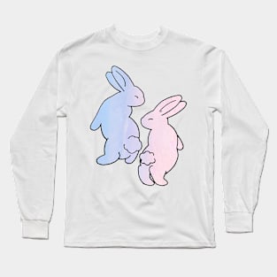 Twin Bunnies Long Sleeve T-Shirt